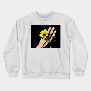 Flower Hand Crewneck Sweatshirt